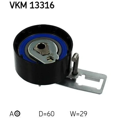 Billede af SKF VKM 13316 Strammehjul, tandrem CITROËN: C3 II, DS3 Hatchback, C5 3, FORD: FOCUS 3 Turnier, FIESTA 6, PEUGEOT: 208 I Hatchback