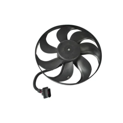 Billede af THERMOTEC D8W002TT Køleventilator 345, 345 12 200/60 elektrisk med kølerventilatorramme (karm) VOLKSWAGEN: Golf 4, Polo IV Hatchback