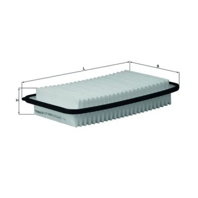 Billede af MAHLE ORIGINAL LX 1692 Luftfilter 58,0 163 317,0 Filterindsats TOYOTA: Avensis II Station Wagon, Corolla IX Hatchback, Verso