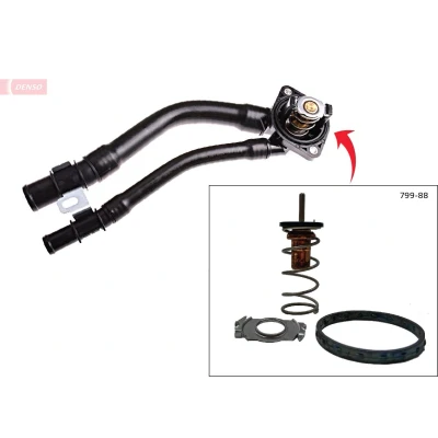 Billede af DENSO DTM88799 Termostat 88oC med pakninger SMART: Fortwo II Cabriolet, Coupe