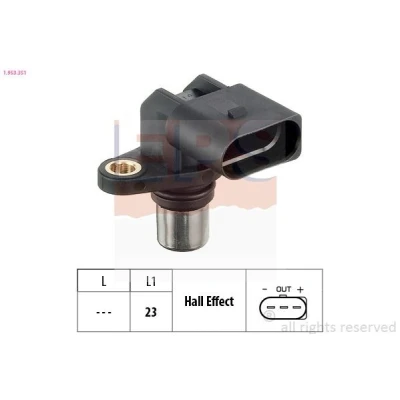 Billede af EPS 1.953.351 Sensoren Made in Italy OE Equivalent VOLKSWAGEN: Golf 4, Multivan 5 (7HM, Transporter 5, AUDI: TT Coupe, A8 D3, SEAT: Leon I Hatchback