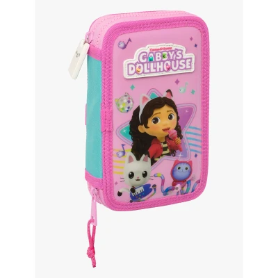Billede af Dobbelt penalhus Gabby&#039;s Dollhouse Party Pink 12.5 x 19.5 4 cm 28 De