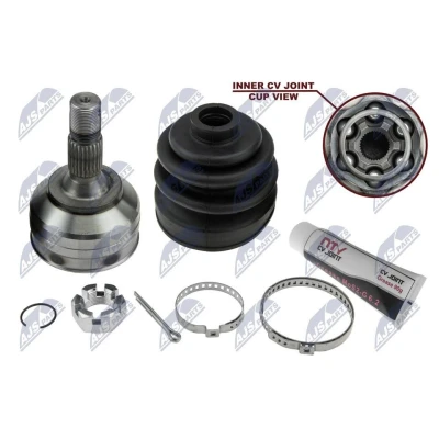 Billede af NTY NPZ PE 030 Knokkelled højre foraksel, venstre foraksel Termoplast CITROËN: DS5 Hatchback, C3 II, C4 II PEUGEOT: 5008 I, 207 Hatchback
