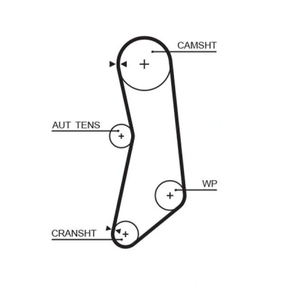 Billede af GATES FleetRunner Micro V Stretch Fit 5626XS Tandrem 125 1000 22 Fiberglas, HNBR (Hydreret akryl nitril butadien gummi) FIAT: Panda II Hatchback