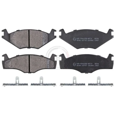 Billede af A.B.S. 36536 Bremseklodser uden indbygget slidsensor VOLKSWAGEN: GOLF 3, 2, 1 Cabriolet, SEAT: Ibiza 2