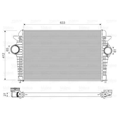 Billede af VALEO 818344 Intercooler uden EGR ventil