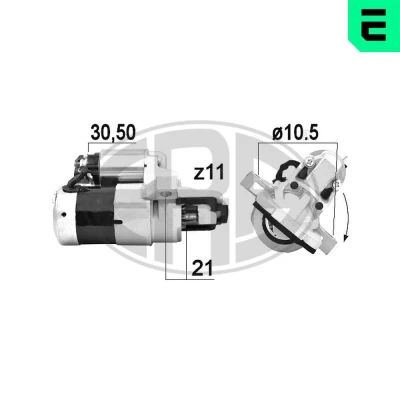 Billede af ERA 220921A Starter 12 1 11 MAZDA: 6 Stationcar, 5, Hatchback