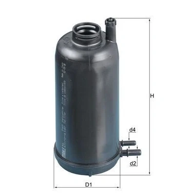 Billede af MAHLE ORIGINAL KL 707D Brændstoffilter Ledningsfilter 9 7,9 IVECO: DAILY 4 Kasten/Kombi, Bus