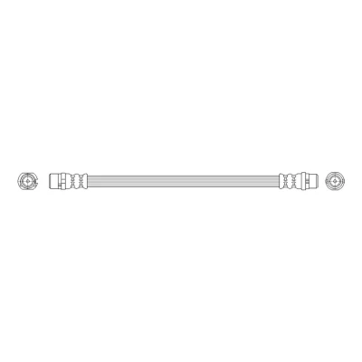 Billede af TRISCAN 8150 11220 Bremseslange F10x1 226