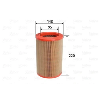Billede af VALEO 585765 Luftfilter 220 148 Filterindsats ALFA ROMEO: Giulietta Hatchback