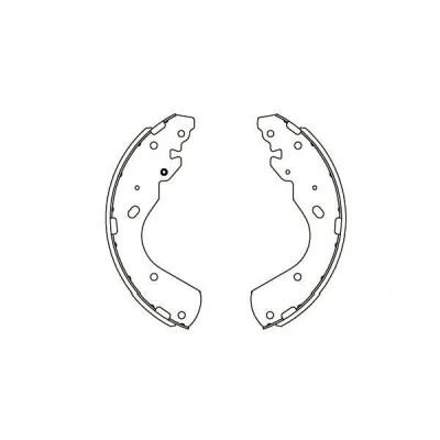 Billede af KAVO PARTS KBS 5404 Bremsebakker 294 57 FORD: Ranger Mk2