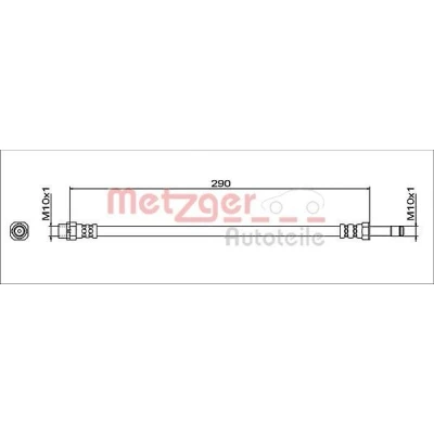 Billede af Bremseslange METZGER 4112057