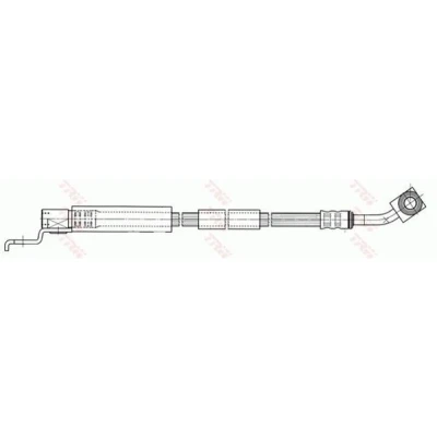 Billede af TRW PHD441 Bremseslange 458 3/8 24 UNF JEEP: WRANGLER 2