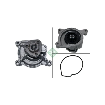 Billede af INA 538 0356 10 Vandpumpe med pakning til multi V remsdrift VOLKSWAGEN: Golf 6, Polo Hatchback, SKODA: Octavia 2 Combi, Superb II Stationcar