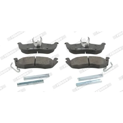 Billede af FERODO PREMIER ECO FRICTION FDB4075 Bremseklodser med akustisk advarsel for slid stempelklips tilbehør JEEP: GRAND CHEROKEE 2