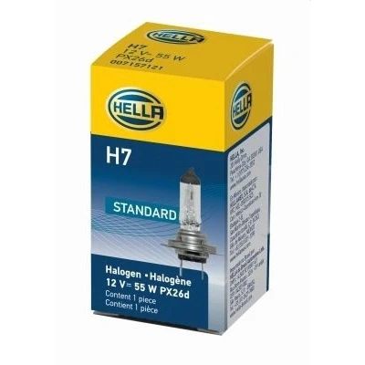 Billede af HELLA 8GH 178 555 011 Pære, fjernlys H7 12V 55w Halogen SKODA: Rapid Spaceback, VOLVO: V70 2, VOLKSWAGEN: Passat B7 Variant