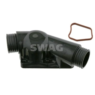 Billede af SWAG 20 92 3741 Kølemiddelflange plastik med pakning BMW: 3 Sedan, Compact, 5 Sedan