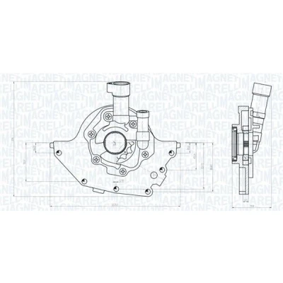 Billede af Oliepumpe MAGNETI MARELLI 351516000097