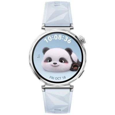 Billede af Huawei Watch GT 5 41mm Sølv (Blå Gummirem)
