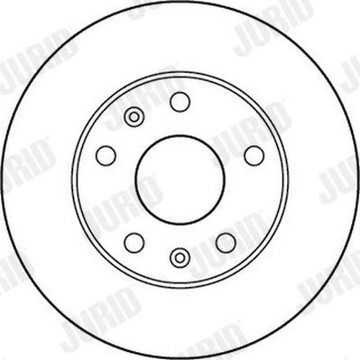 Billede af JURID 562153JC Bremseskiver 262 14 5 114,3 fuldstændigt coatet med skruer LAND ROVER: Freelander I SUV, SUV Cabriolet