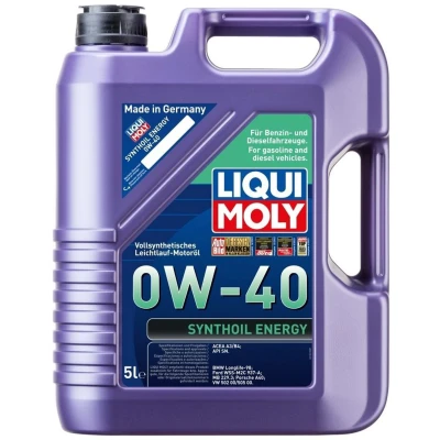 Billede af Liqui Moly Synthoil Energy 0W-40 Motorolie 5 L