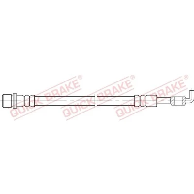 Billede af QUICK BRAKE 50.091 Bremseslange 255 TOYOTA: Corolla VIII Liftback, Stationcar