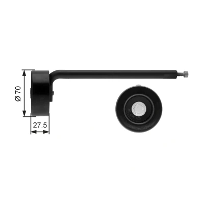 Billede af GATES FleetRunner Micro V Kit T39088 Remstrammer VOLKSWAGEN: Lupo / 3L