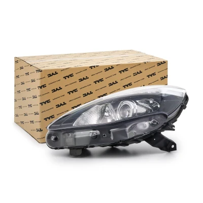 Billede af TYC 20 12118 05 2 Forlygter venstre H7/H1/H7 med kurvelys til højrekørsel uden elektromotor RENAULT: CLIO III Grandtour, 3