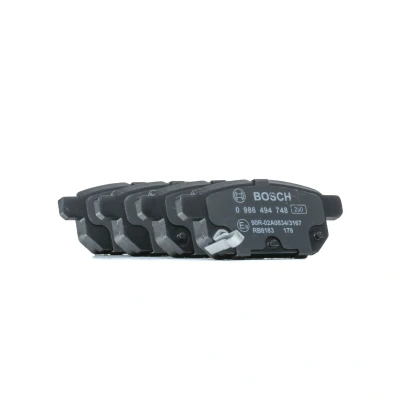 Billede af BOSCH 0 986 494 748 Bremseklodser Low Metallic med indbygget slid advarselskontakt, akustisk advarsel for SUZUKI: SX4 II S Cross