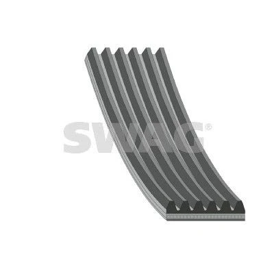 Billede af SWAG 33 10 4406 Kileribberem 1005 6 EPDM (ethyl propylen dien gummi) VOLKSWAGEN: Polo V Hatchback, up! Golf 7, SEAT: Ibiza 4, Leon III ST