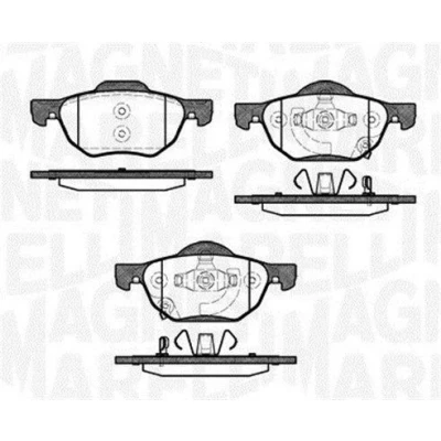 Billede af MAGNETI MARELLI 363916060691 Bremseklodser med akustisk advarsel for slid HONDA: Accord 7 Limousine, Tourer