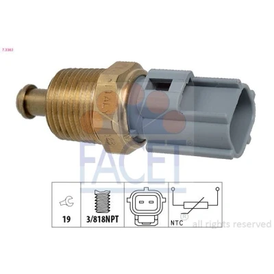 Billede af FACET 7.3363 Olietemperatur Føler 3/818NPT Made in Italy OE Equivalent FORD: MONDEO 2 Kombi, Fusion Stationcar