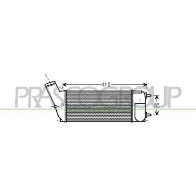 Billede af PRASCO CI428N001 Intercooler PEUGEOT: 308 I Hatchback