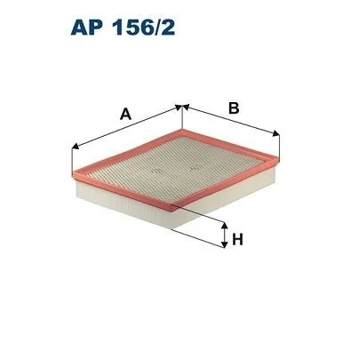 Billede af FILTRON AP 156/2 Luftfilter 49,5 236,5 299 Filterindsats FORD: Ranger Mk3
