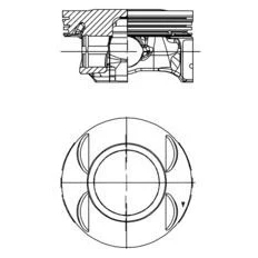 Billede af KOLBENSCHMIDT 40199610 Motor Stempel 81 OPEL: Astra H TwinTop