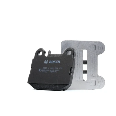 Billede af BOSCH 0 986 494 410 Bremseklodser Low Metallic med anti knirke plade, monteringsvejledning MERCEDES BENZ: ML klasse