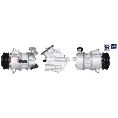 Billede af LUCAS ACP01182 Kompressor PAG 46 YF R134a, R1234yf med pakninger OPEL: Insignia A Sports Tourer, Sedan, Hatchback