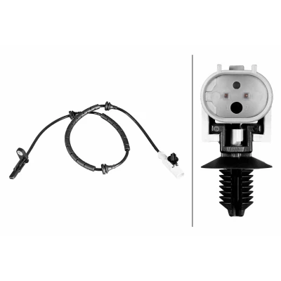 Billede af HELLA 6PU 358 216 401 ABS Sensor med klemme Hall princip 2 polet 752mm LAND ROVER: Range Rover Velar (L560) 3.0 P340 SCV6 4x4, 5.0 SCV8 4x4