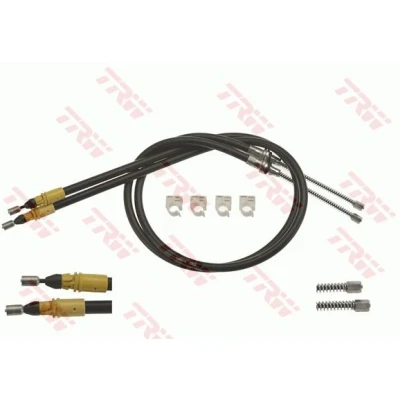 Billede af TRW GCH663 Håndbremsekabel 1028, 862 Tromlebremse SMART: Fortwo II Cabriolet, Coupe