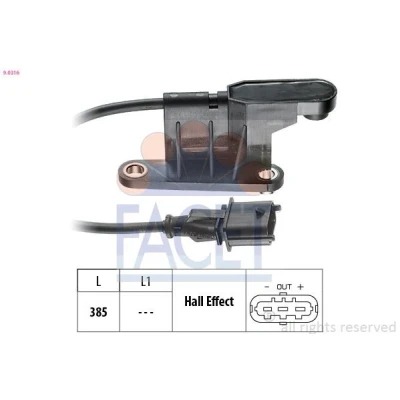 Billede af FACET 9.0316 Sensoren Made in Italy OE Equivalent OPEL: Astra G CC, Vectra C Caravan, Sedan