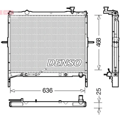 Billede af DENSO DRM43002 Radiator 468 662 25