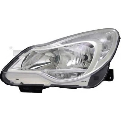 Billede af TYC 20 12630 05 2 Forlygter venstre H7, W21/5W, PSY24W, H1 til højrekørsel med elektronisk motor OPEL: Corsa D Hatchback