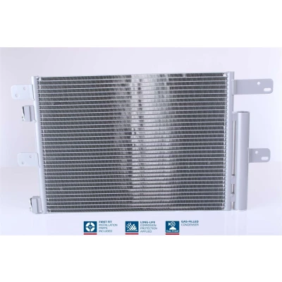 Billede af NISSENS 940096 Kondensator med tørrer Aluminium 490 R 134a
