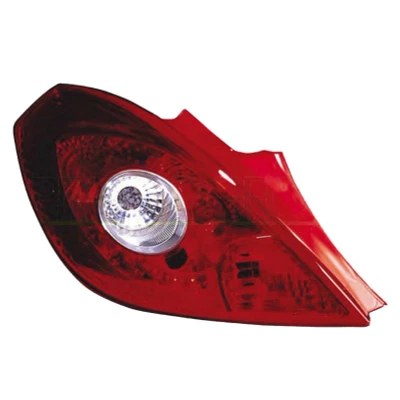 Billede af PRASCO OP0344154 Baglygter venstre hvid/rød uden lampeholder OPEL: Corsa D Hatchback