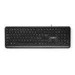 Billede af Nedis Wired Keyboard USB Drevet Multimedia QWERTY IT layout Ja