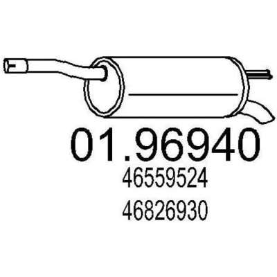 Billede af MTS 01.96940 Lydpotte 900 FIAT: Doblo I Stationcar