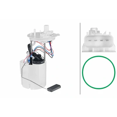 Billede af HELLA 8TF 358 304 141 Brændstof, føderdel med pakninger elektrisk