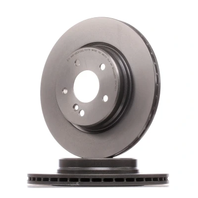 Billede af BREMBO COATED DISC LINE 09.A742.11 Bremseskiver 300 22 5 indvendigt ventileret coatet med skruer MERCEDES BENZ: W124 Sedan, C klasse Sedan