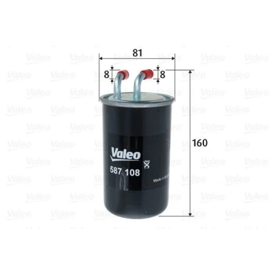 Billede af VALEO 587108 Brændstoffilter Ledningsfilter 8 MITSUBISHI: Outlander 2 SUV, Grandis, Lancer Limousine