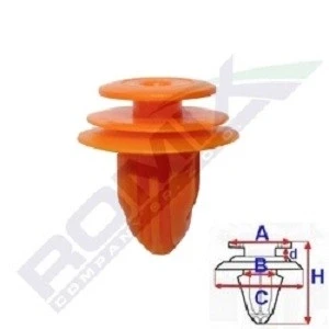 Billede af ROMIX C60693 Clips HONDA: CIVIC 8 Hatchback, CR V 2